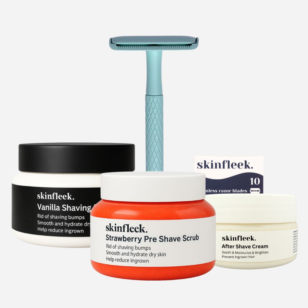 рутина "преди и след бръснене"