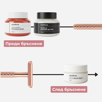 classic рутина "преди и след бръснене"