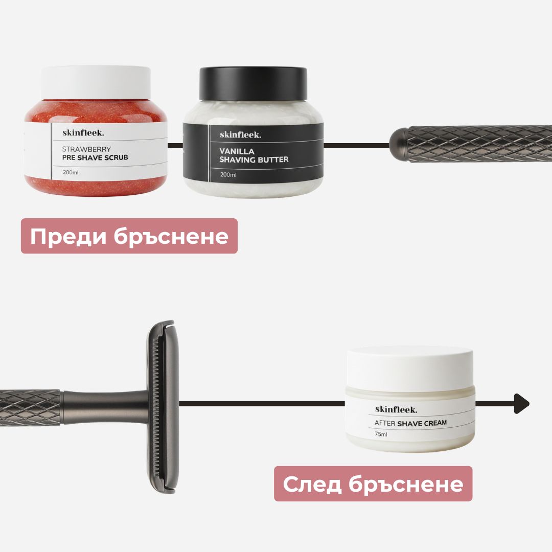 classic рутина "преди и след бръснене"