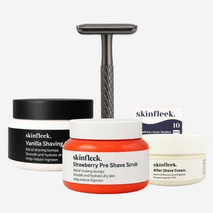 рутина "преди и след бръснене"