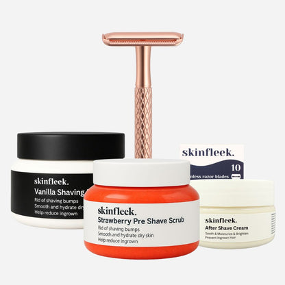 рутина "преди и след бръснене"