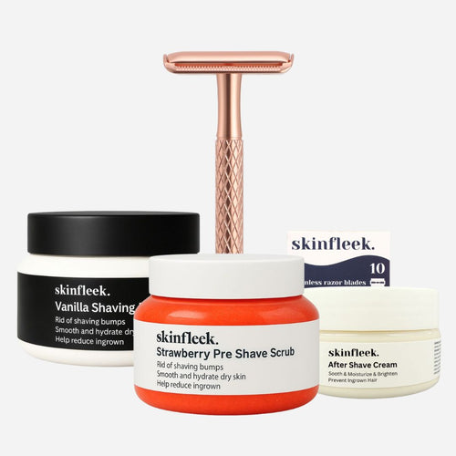 рутина "преди и след бръснене"